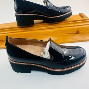 Elegant Black Patent Leather Loafers